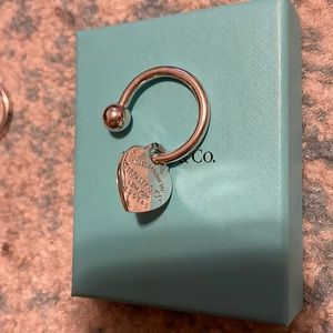 Tiffany & Co. medium heart key ring